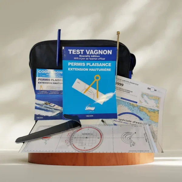 La pochette complète extension hauturière en boutique au bateau école Cercle Nautique by Cefom