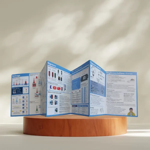 Le memento permis côtier en boutique au bateau école Cercle Nautique by Cefom