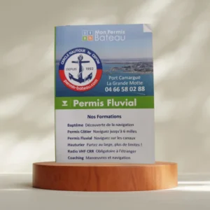 Le memento permis fluvial en boutique au bateau école Cercle Nautique by Cefom